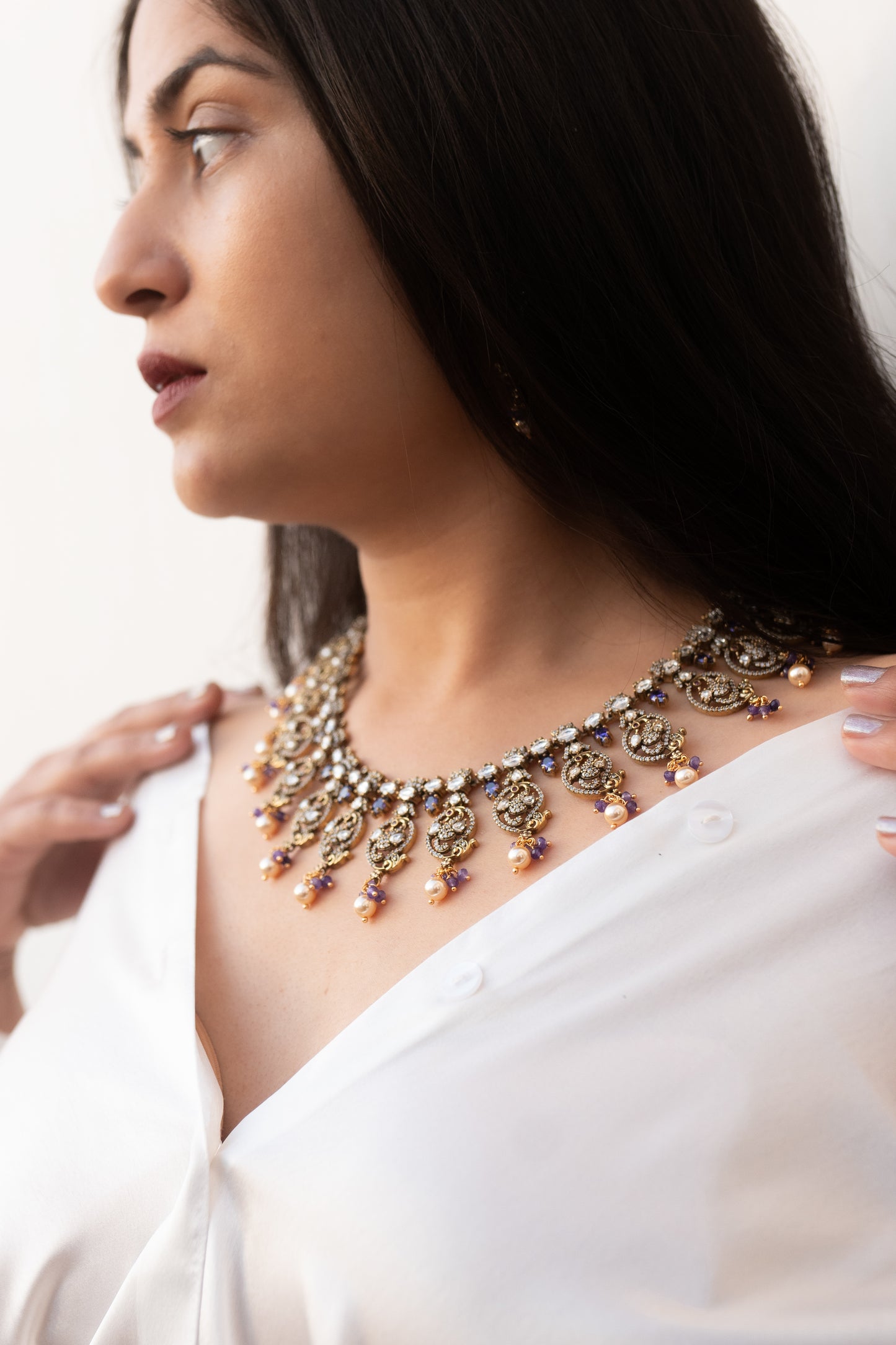 Amalia Victorian necklace set