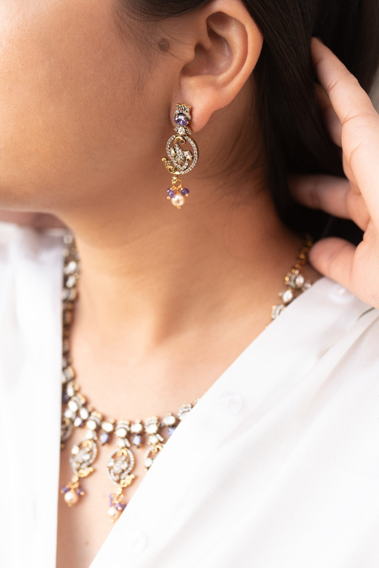 Amalia Victorian necklace set