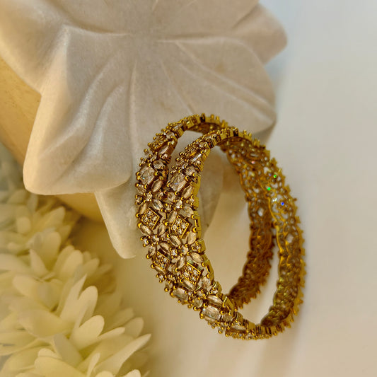 American diamond mehndi polish bangles