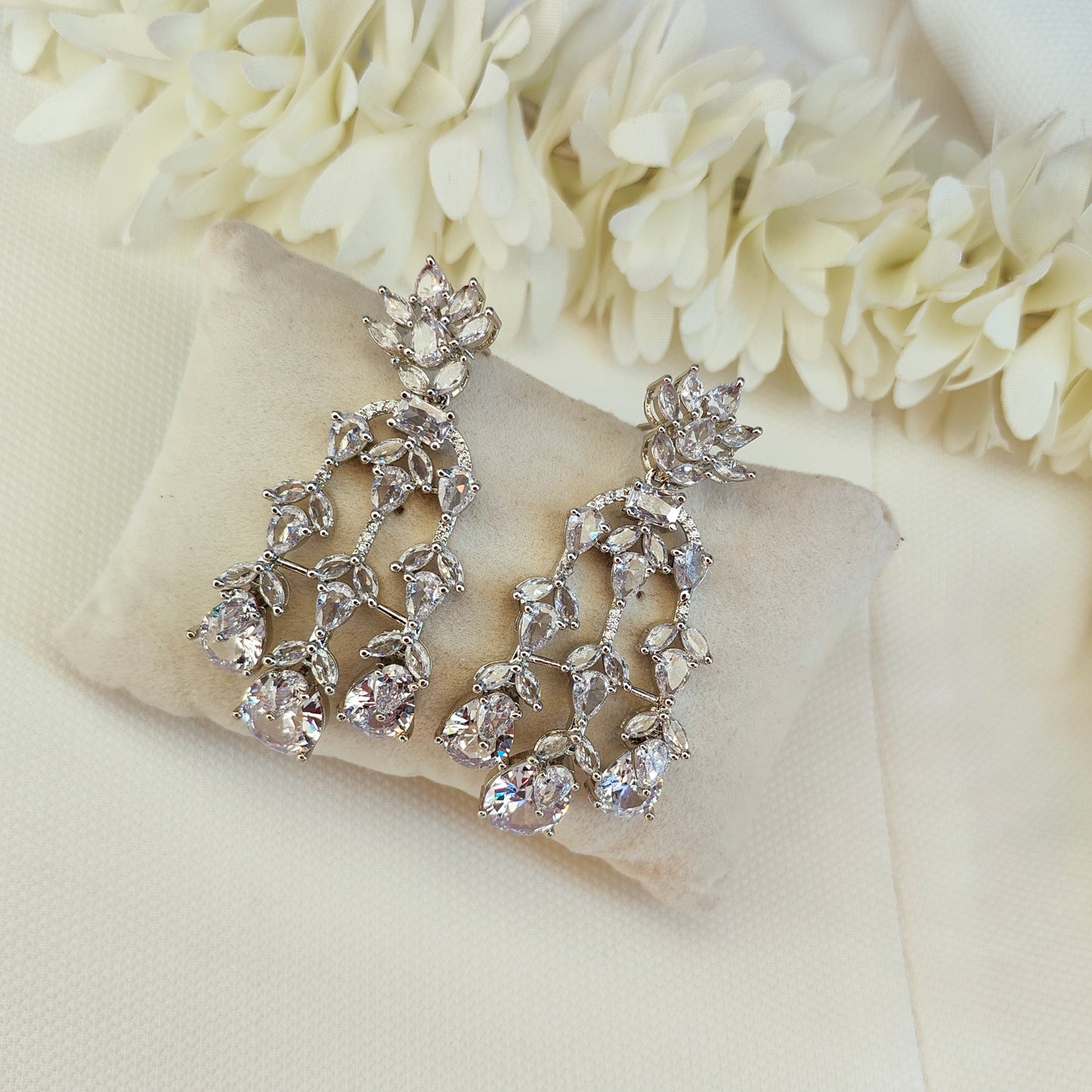 Mel CZ Designer Necklace set