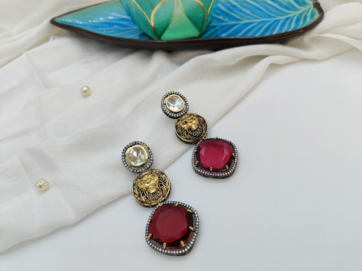 Elegant Sabyasachi Inspired Long Earrings