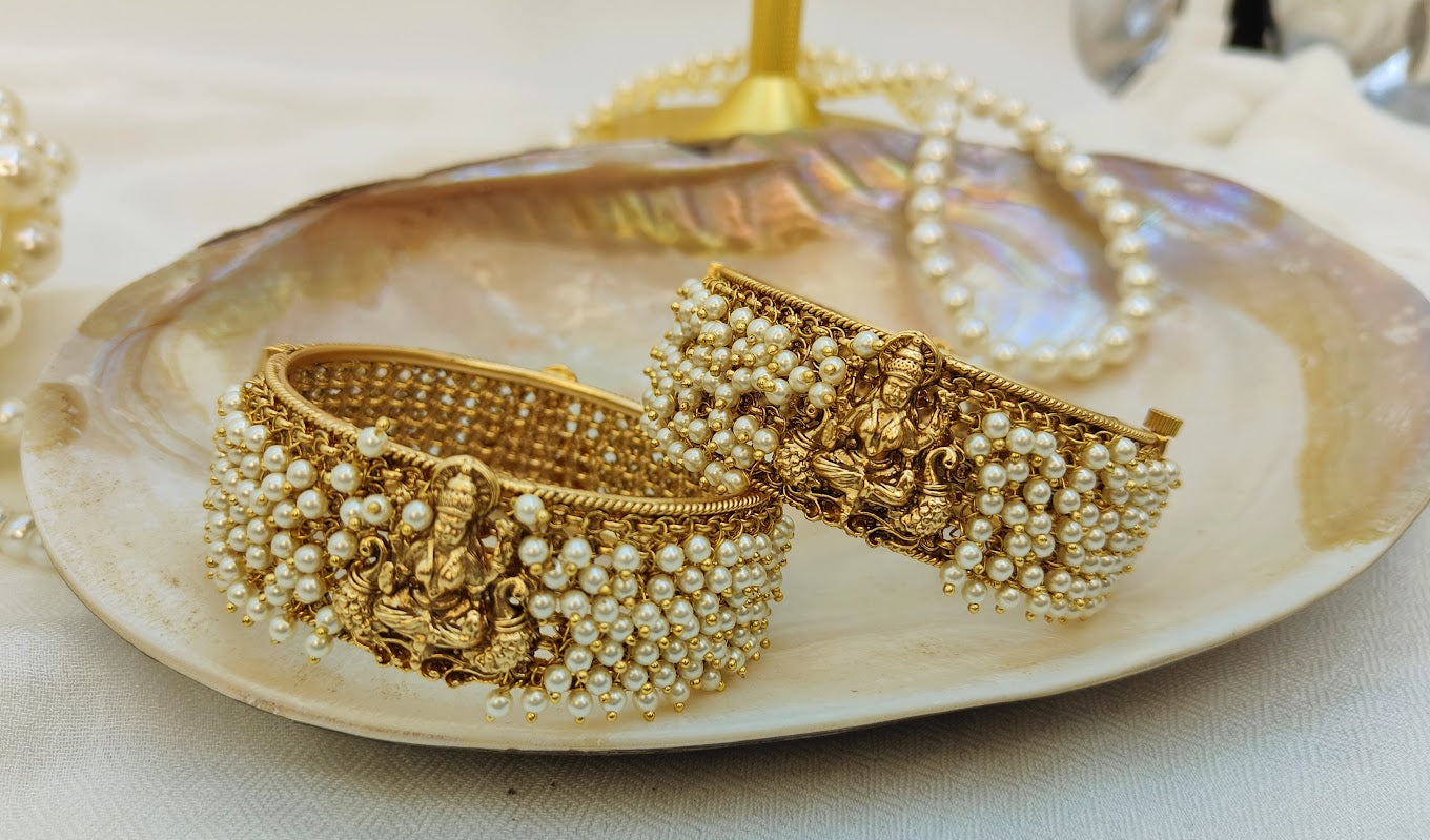 Openable Lakshmi Pearl Bangles