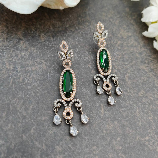 Zircon Drop Earrings