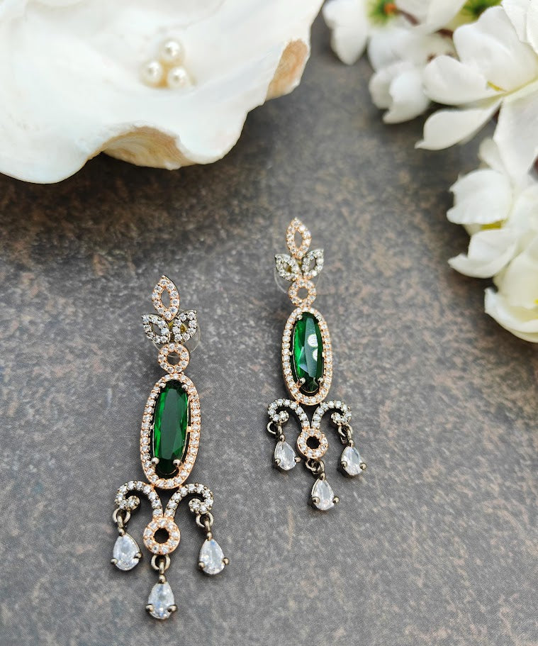 Zircon Drop Earrings