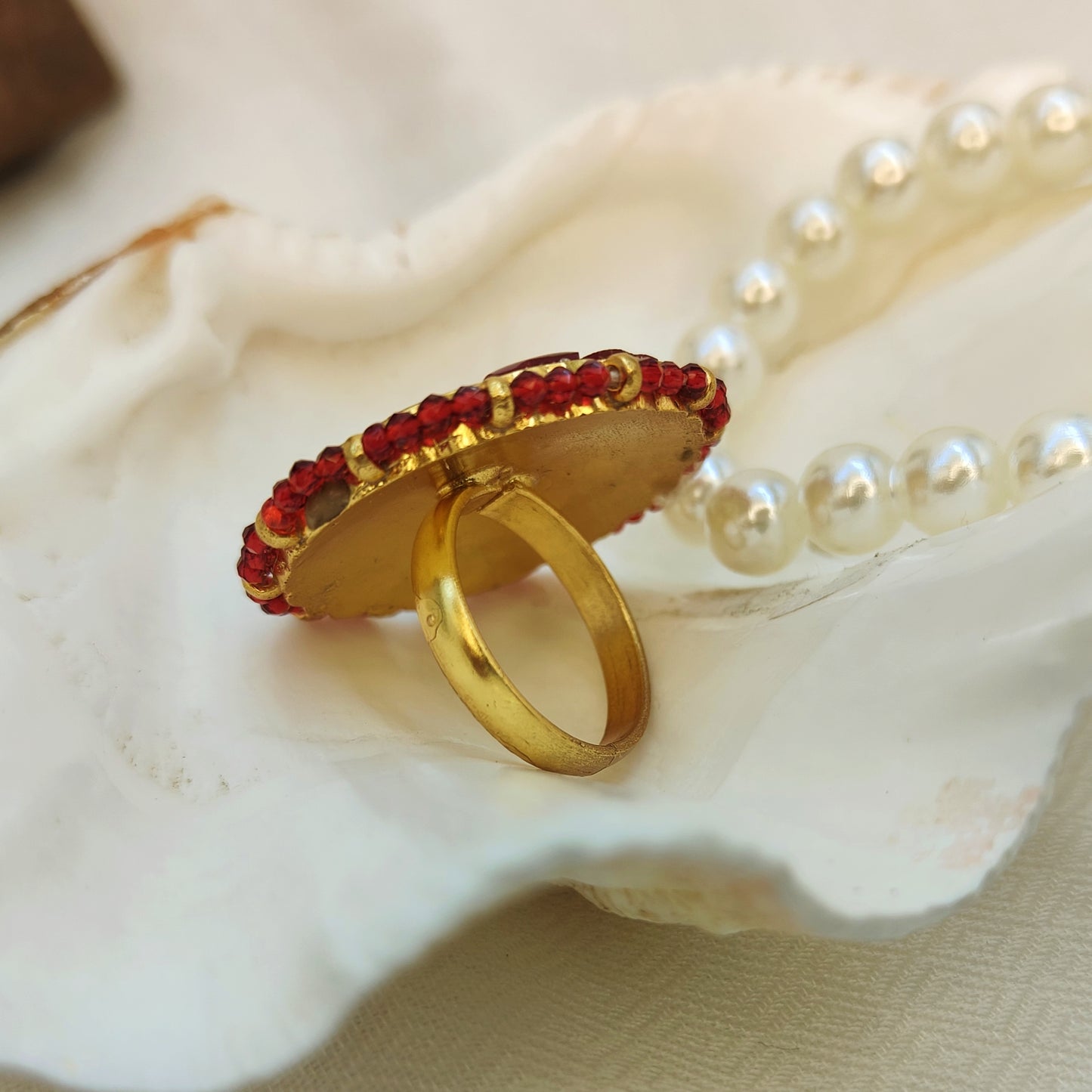 Jadau Kundan Ring