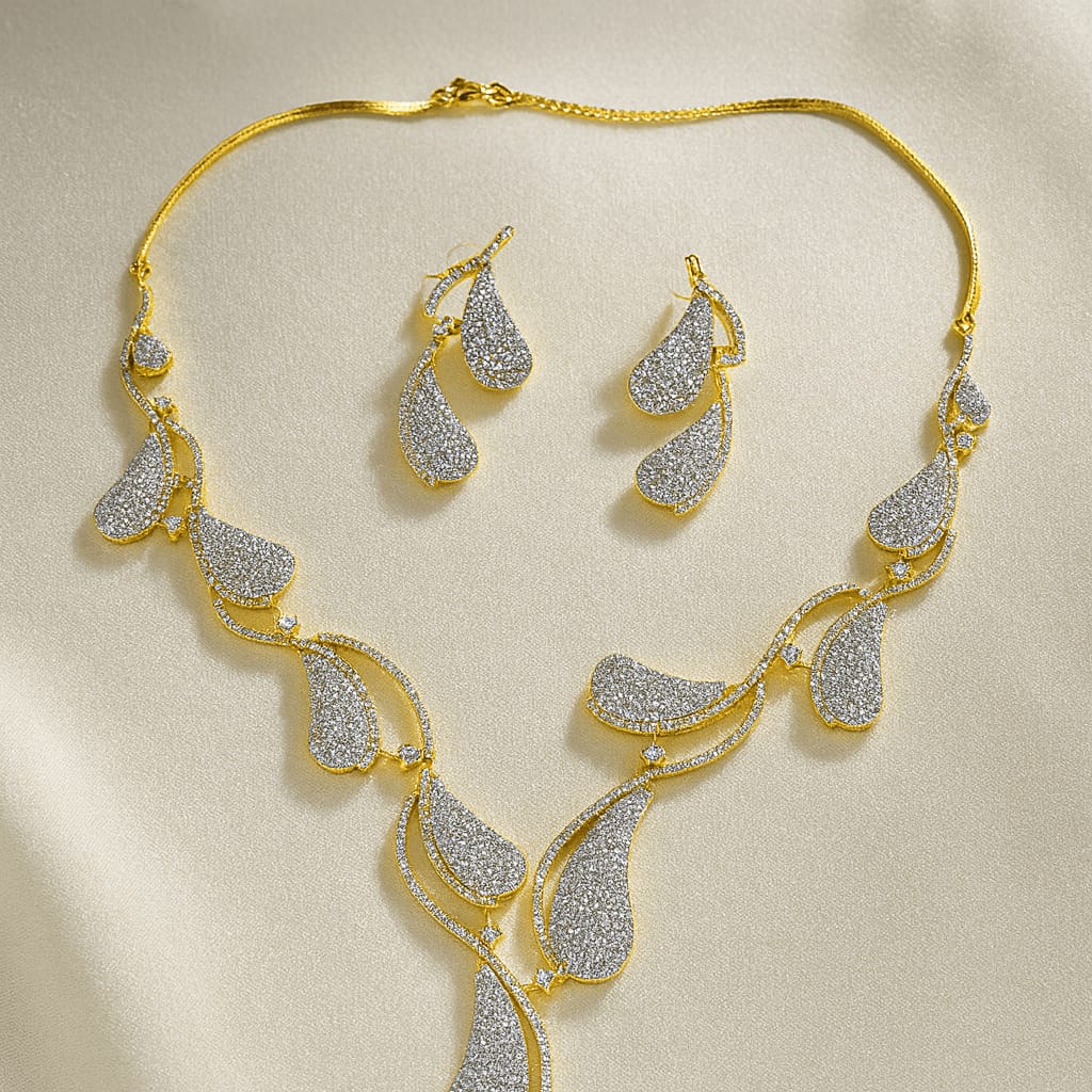 Jheel diamond set