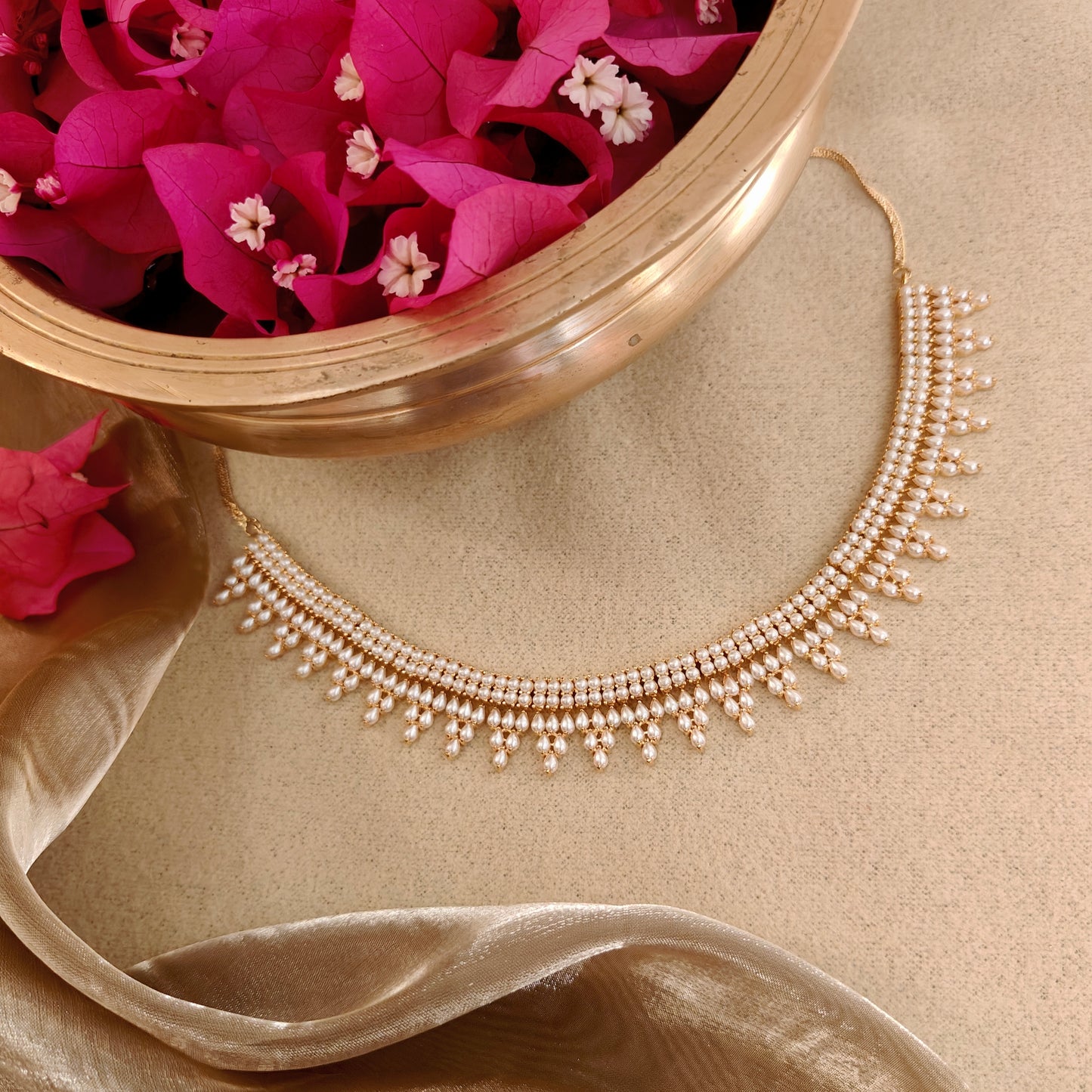 Luna Pearl Necklace set