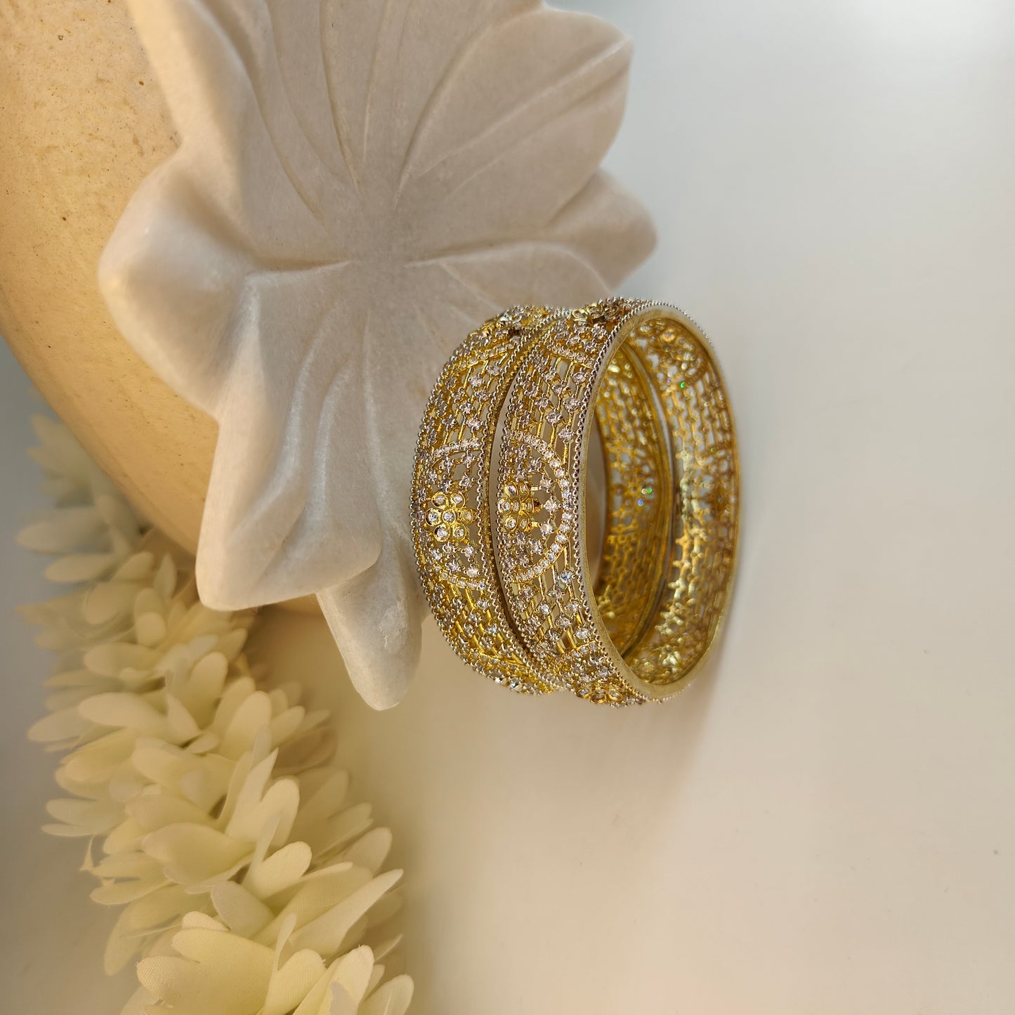 Sherin Bangles (SET of 2) dual tone