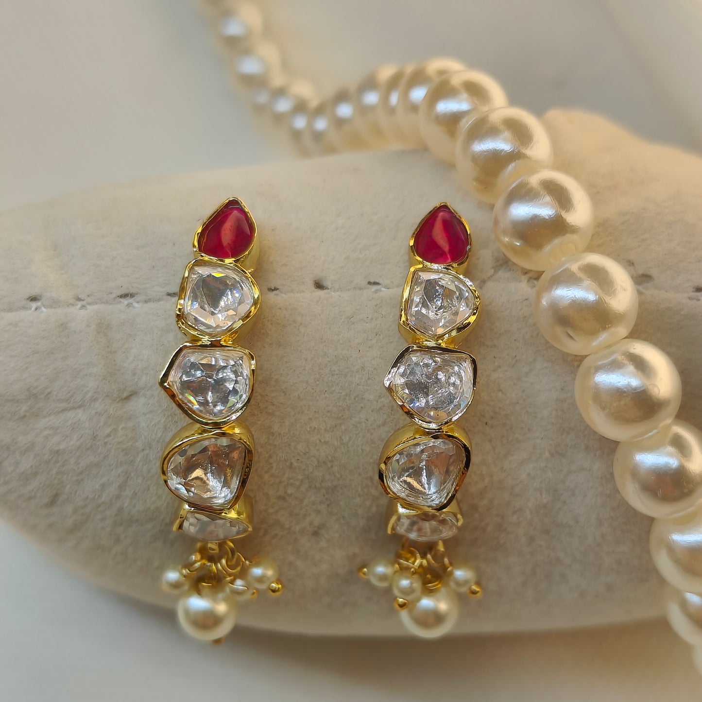 Moissanite hoops