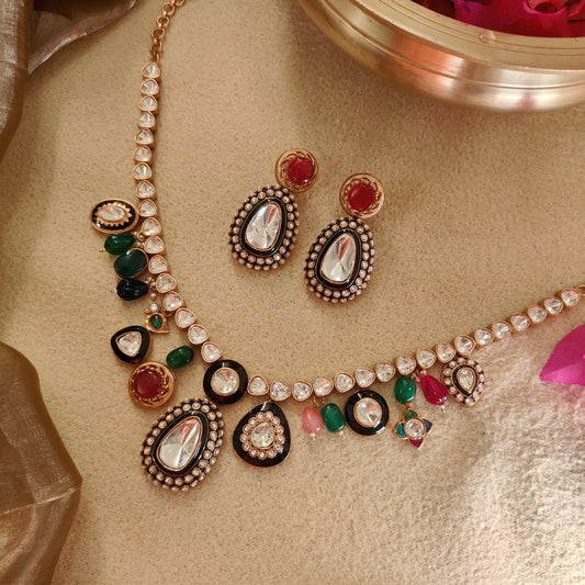 Noor Moissanite Necklace Set