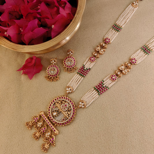 Saanjh Antique Layered Necklace Set