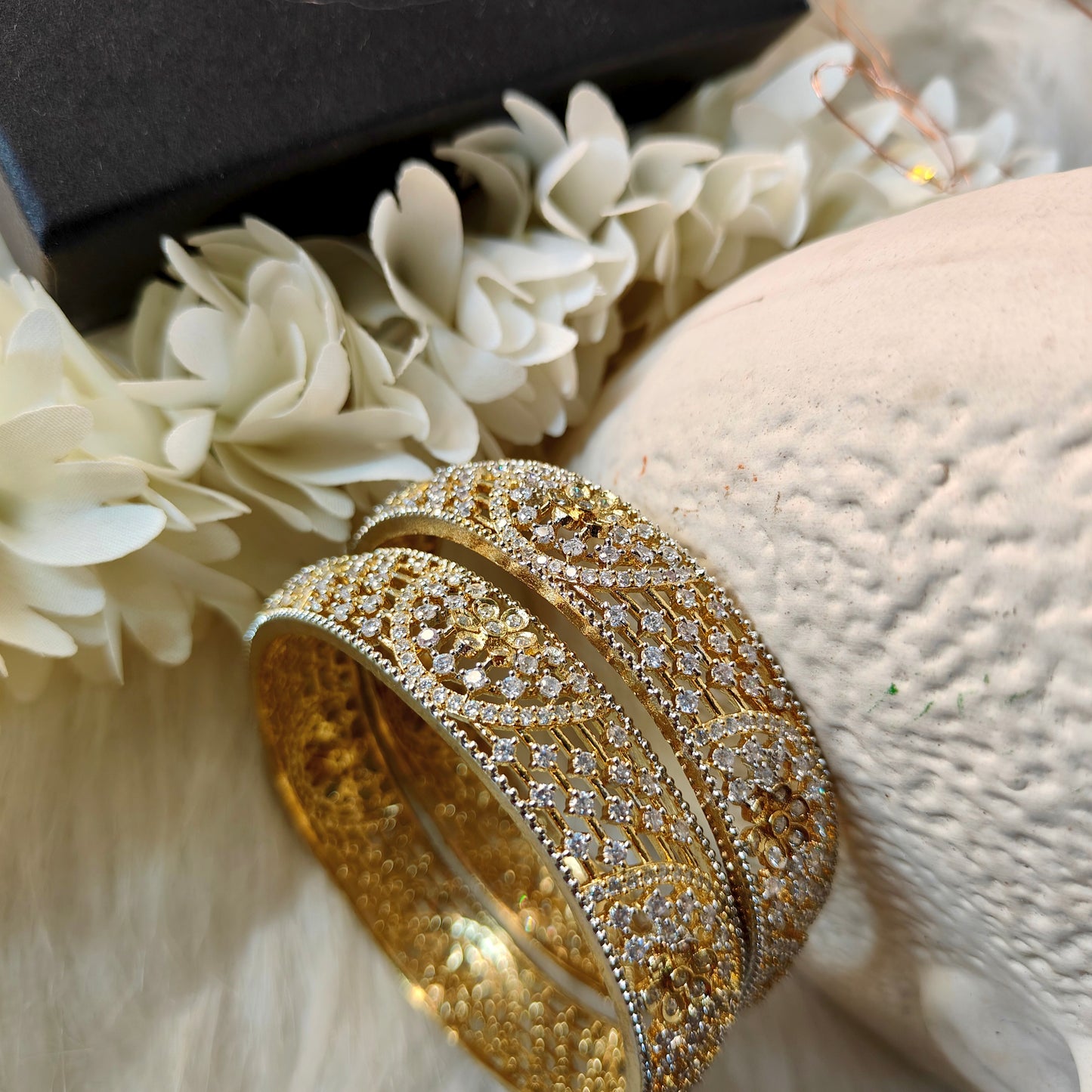 Sherin Bangles (SET of 2) dual tone