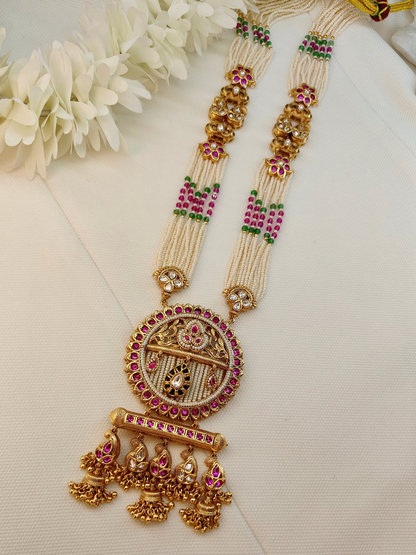 Saanjh Antique Layered Necklace Set